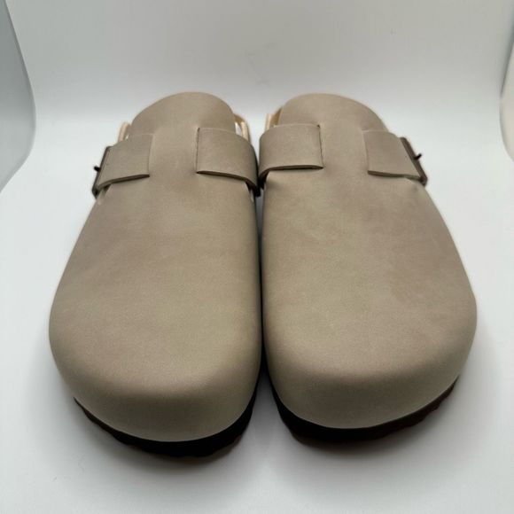 CUSHIONAIRE Women's Cork Footbed Clog 9.5 SAND - Picture 2 of 7